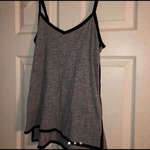 Gray and black tank top!